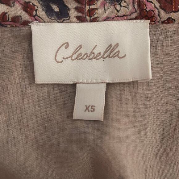 Cleobella Reign Mini Dress Laurel Block Print Size XS - Picture 10 of 11